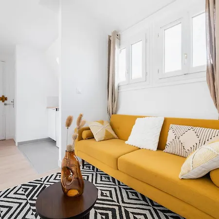 Jolie Studio Loft 35m2 Bien Equipe 4p - 20 Daire Paris
